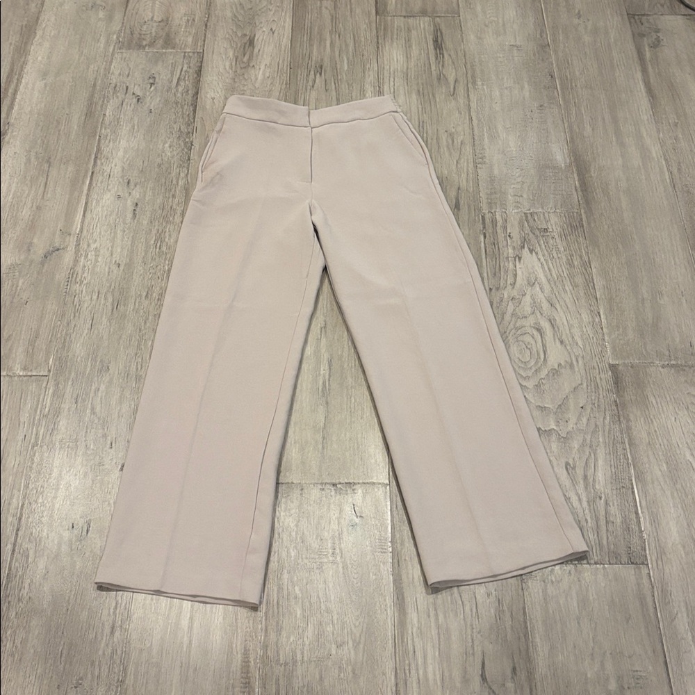 Joie Cream Wide-Leg Trousers